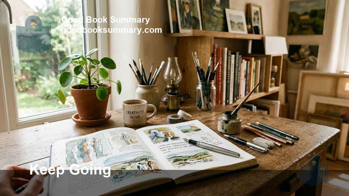 Keep going by austin kleon: how to build a creative life that lasts