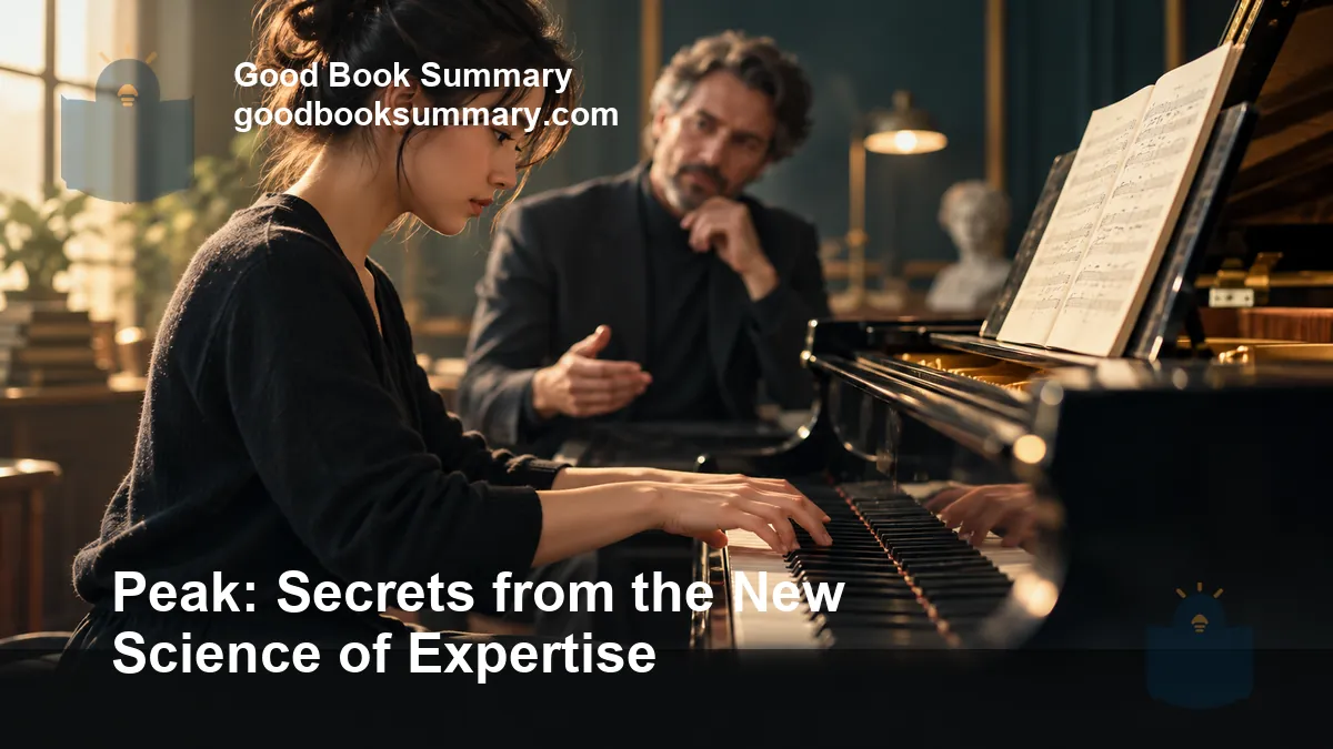 Peak: secrets from the new science of expertise by Anders Ericsson and Robert Pool, book summary and practical guide