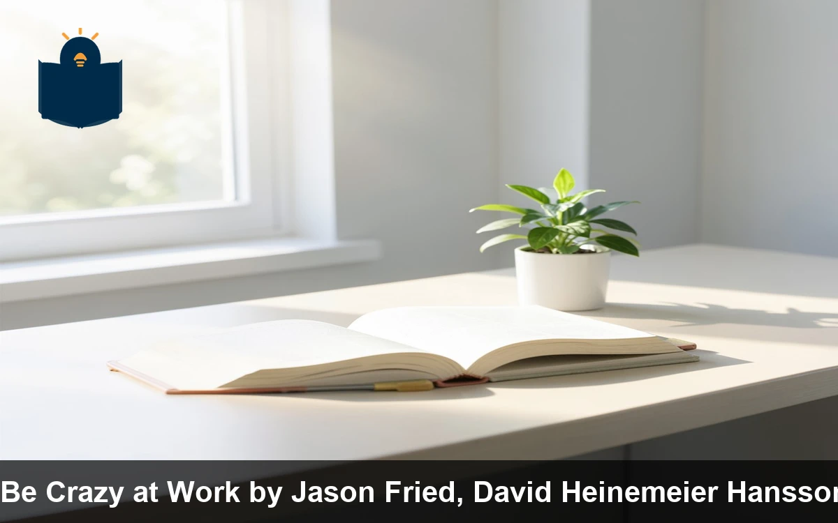 It Doesn't Have to Be Crazy at Work by Jason Fried, David Heinemeier Hansson (Book Summary)