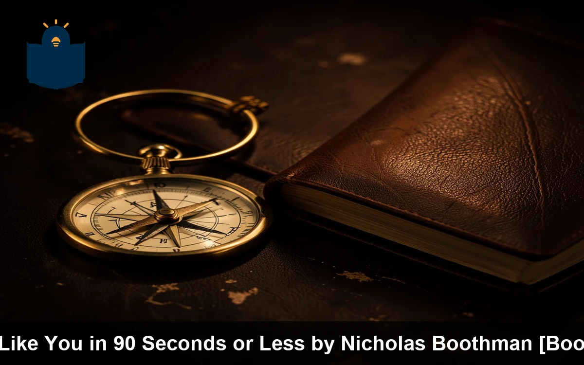 How to Make People Like You in 90 Seconds or Less by Nicholas Boothman [Book Summary - Review]