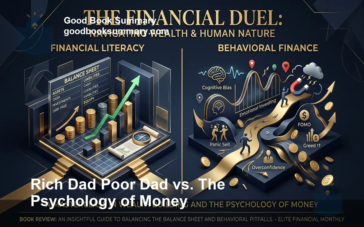 Rich dad poor dad vs the psychology of money: a financial literacy comparison