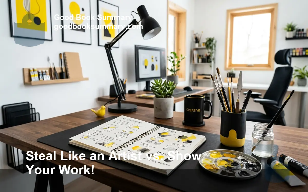 Steal like an artist vs show your work: the complete creative operating system