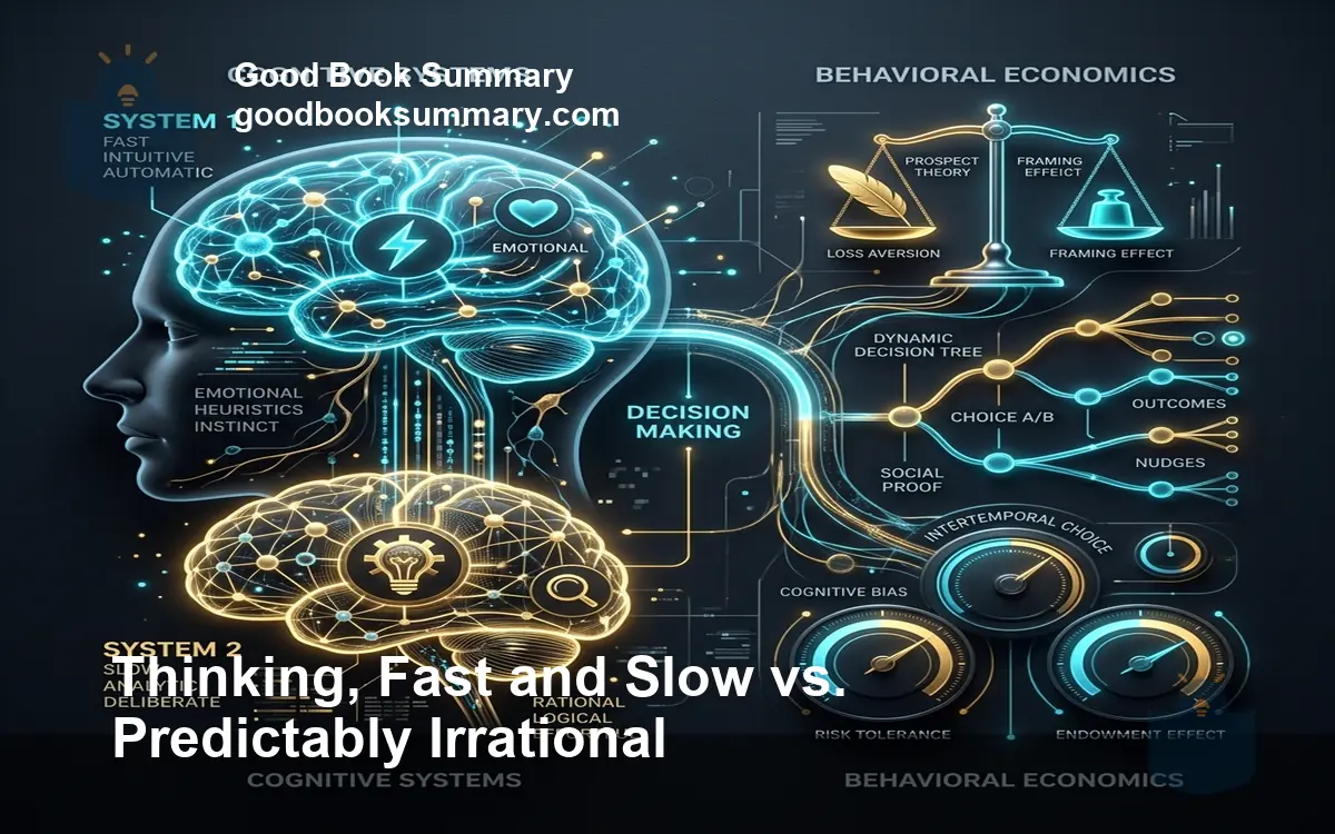 Thinking, fast and slow vs. predictably irrational: two maps of human bias